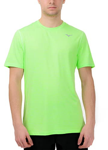 Mizuno Herr Impulse Core T-shirt löpkläder löpartröja grön – L