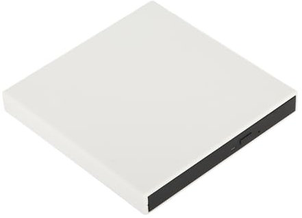 Jectse Externer CD-DVD-Brenner, Multifunktionaler Plug-and-Play-Treiber für Externe DVD-optische Discs, Ultradünn, Tragbar, Schnelle Übertragungsgeschwindigkeit, USB 2.0 für den Desktop