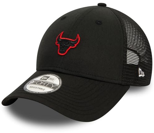 New Era 9Forty Trucker Cap – Home Field Chicago Bulls – Taglia unica, nero