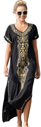 MERCIY Damen Strandkleid Strandponcho Oversize Bikini Cover Up Sommer Strandkleid Bikini Tunika Cover Up,Strandurlaub Wandern