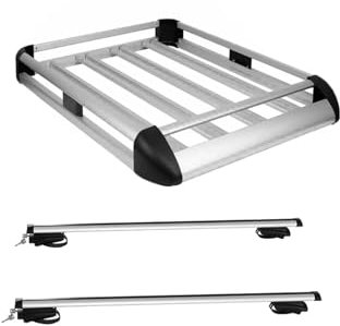 dachgepäckträger Auto Legierung Aluminium Flachprofil Offroad SUV Dachträger Gepäckträger Träger Korb Dach 50 Zoll Pickup 4WD Für Auto 4x4 dachträger universal