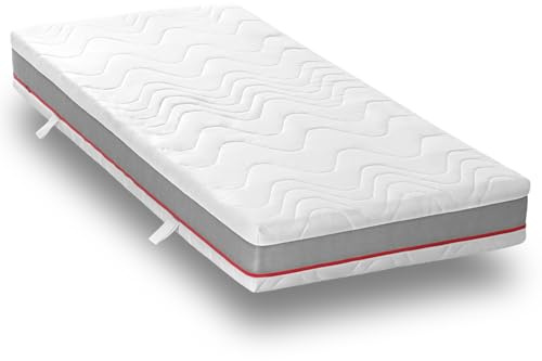 Sleezzz Premium Orthopädische Taschenfederkernmatratze T23, 23 cm, H2/H3, 80 x 200 cm, Wendematratze