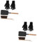 2 Set Pala Per La Pulizia Del Scopa Fossa Pentola Carbone Lavasciuga Elettrica Aria Cenere Forno Accessori Ricarica Guanti Pulitore a Vapore Padella Kit Black Di Legno Garneck