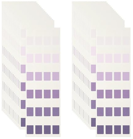 PATIKIL Onglets Adhésifs Transparents Indexables, 480 Pcs Petits Notes Adhésives Transparentes Marque-Pages Autocollants Pour Planificateur Onglets De Page Dossiers, Dégradé Violet