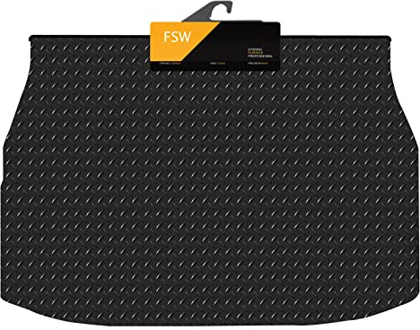 FSW Tailored Boot Mat Fits Toyota C-HR 2017-2023, 3mm Rubber, Black | Custom Fit, Heavy Duty Floor Mats, Anti-Slip, Waterproof