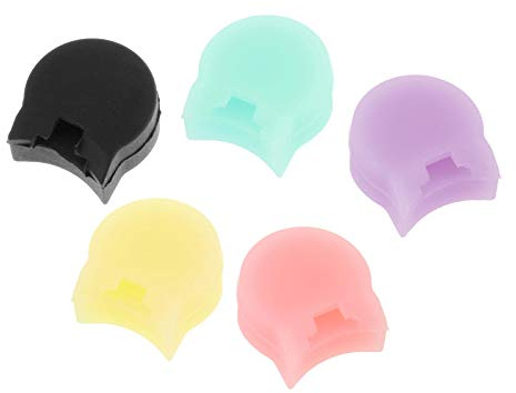 T TOOYFUL 5 pcs Silicone Clarinette Repose-Pouce Support de Doigt Coussinets pour Clarinette Hautbois, Taille Compacte, Facile À Transporter et de Stockage