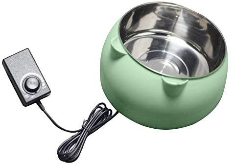 Ciotola riscaldata for animali domestici Ciotola termica for cani da esterno, Ciotola inclinata di 15° senza disordine for cani e gatti, Antiscivolo e antigoccia, Cibo più facile da raggiungere, Cioto