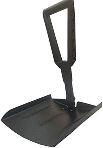 Pala de Nieve Plegable de Aluminio ALEjon: Pala Cuadrada versátil para emergencias al Aire Libre y eliminación de Nieve de automóviles