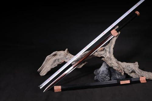 TEERMA 42.5 Zoll China Handmade Schwert aus Hohem Mangan Stahl scharfes und echtes Katana China Schwert TG58