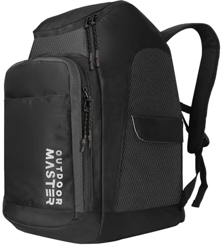 OuoorMaster 50L Ski Boots Bag Snowboard Boots Backpack for Travel LYNX