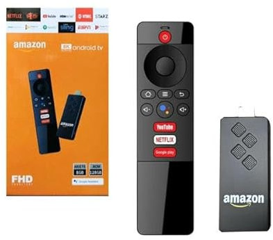 Tv Stick Android 8K 8Gb Ram 128Gb Rom Telecomando Controllo Vocale, HDMI Streaming Ultra HD