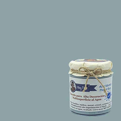 Mary Paint | Pintura para muebles efecto Chalk Paint, Azul Náutico Ref. 1000006-250ml