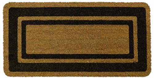 Casatessile Paillasson en Noix de Coco Naturelle Bordo 14 - Marrone, 40x90 cm.