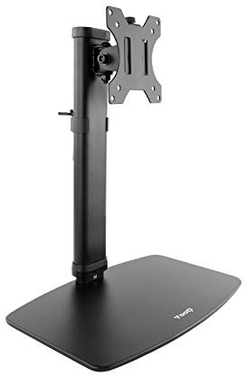 TOOQ DB1127TN-B - Support de Table avec réglage en Hauteur pour écrans de 17 à 27, Noir