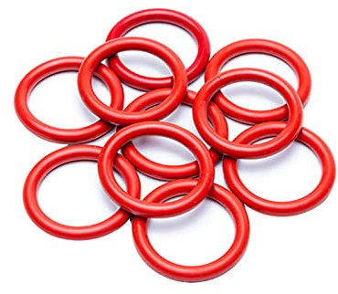 30 stücke rot VMQ silikon o-ring 1,8mm dicke od 8,6mm umweltfreundliche Gummiring Dichtungsdichtung, 8,6x5x1,8mm