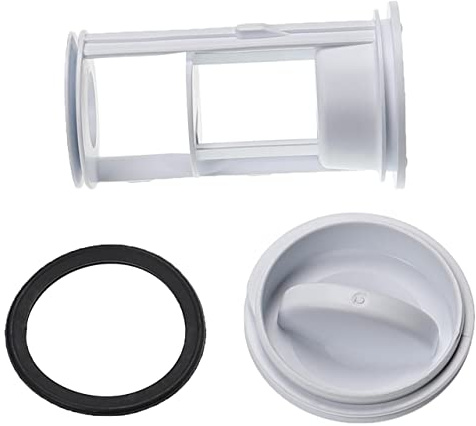 vhbw Flusensieb kompatibel mit AEG Electrolux Lavamat LV5100 914205211-00 Waschmaschine - 6,2 cm, Mit Dichtungsring