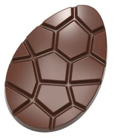 Stampo per cioccolato in policarbonato TAVOLETTA UOVO DI PASQUA - 100 Gr