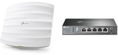 TP-Link EAP245 Dualband WLAN Access Point & ER605 5 Port Dual/Multiple WAN VPN Router