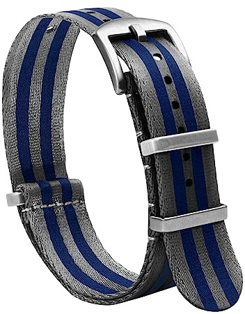 TStrap Nato Uhrenarmband 20mm Nylon - Armband Uhren für Herren Damen Ersatz - Weich Schnellwechsel Uhrband Ersatzarmband Uhr - 18mm 20mm 22mm 24mm
