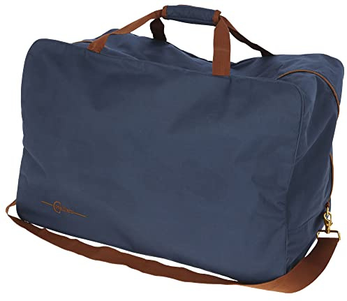COVALLIERO Deckentasche Milano, 68 x 36 x 46 cm, navy/camel