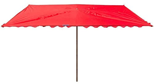 NOALED Parasol de Jardin extérieur 2,9 m Parasol inclinable extérieur rectangulaire avec mécanisme d'inclinaison Soleil Anti-UV pour Plage/Piscine/terrasse/Tente abri extérieur