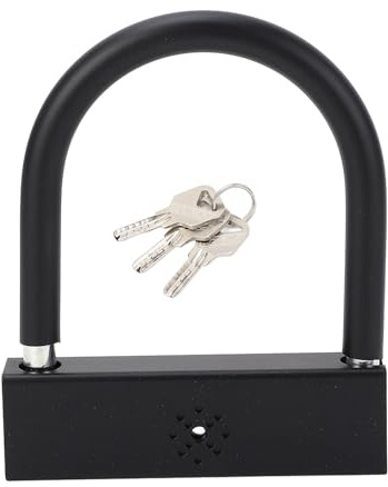 110 DB Lauter Alarm, Robuster Diebstahlalarm, Bügelschloss für Motorräder, Roller, Motorradschlösser, Diebstahlschutz, Elektrisches Fahrradschloss, Bügelschloss für Fahrräder