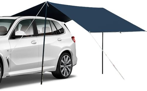 puzzlegame SUV-Heckklappenzelt,Auto-Campingzelte für den Außenbereich - Wasserdichte Oxford-Markise für Autos, geräumiges Autozelt, SUV, Camping für 5–8 Personen, passend für LKWs,