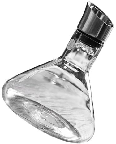 PRETYZOOM Decantador De Vino De Borosilicato De Con Bordes Lisos Estilo Barra Para Servir Vino Tinto