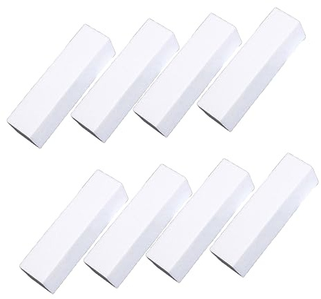 Lima de Uñas Esponja White 20 Piezas para Pulir y Dar Forma | Bloque Pulidor, para Uñas Acrílicas y Naturales, Uso en Salón o Casa, Portátil y Práctico
