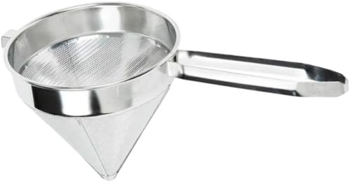 Ymxygz Stainless Steel Chinois Strainer, China Cap Strainer for, Berry, Fruit, Egg, Soup and Other Canning Jam Making Supplies