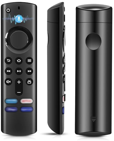 Ersatz-Sprachfernbedienung,Kompatibel mit Smart TV 4-Serie, Omni-Serie sowie kompatibel mit TVs der Marken Insignia, Toshiba, Pioneer
