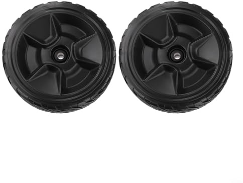 Ruote resistenti per tosaerba da 20,3 cm e gruppo ingranaggio per Honda HRN216 modelli 44710VR8N00ZA 42710VR8N00ZA con chiavi di trasmissione e clip (2 ruote posteriori)