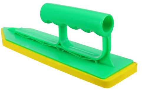 SHINEOFI Cazzuola per Stucco con Spugna per Fughe Piastrelle Frattazzo in EVA con Manico Portatile Strumento Professionale per Sigillante e Pulizia Piastrelle Bagno Finitura Liscia per