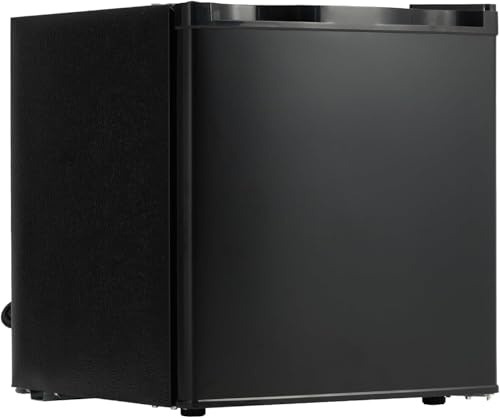 MilleLoom Mini Fridge with Freezer 1.7 Cu.Ft. Single Door Compact Fridge Adjustable Thermostat,Removable Glass Shelves,Ideal for Compact Spaces Bedroom Dorm,Black
