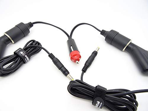 12 Volt Car Charger For Bush 9 DVD9791BUK Dual Twin Screen Portable DVD Player