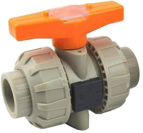 3-Wege-Kugelhahn, Anschlussrohr Kugelhahn, 1 Stück Kugelhahn-Verbindungsventil ID 20 mm 25 mm 32 mm 40 mm 50 mm PPH-Wasserrohrverbinder Sanitärschlauchanschlüsse Slip-Shut-Ventil (Größe: Innen 90 mm)