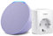 Echo Pop | Lavanda + TP-Link Tapo Presa intelligente, compatibile con Alexa - Kit di base per Casa Intelligente