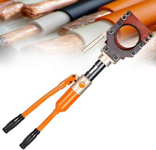 Hydraulische Kabelschere, Hydraulische Crimpzange, Orange, Zum Schneiden Von Panzerkabeln ， Geeignet Für Die Energiewirtschaft, Die Transportindustrie Usw CPC-50