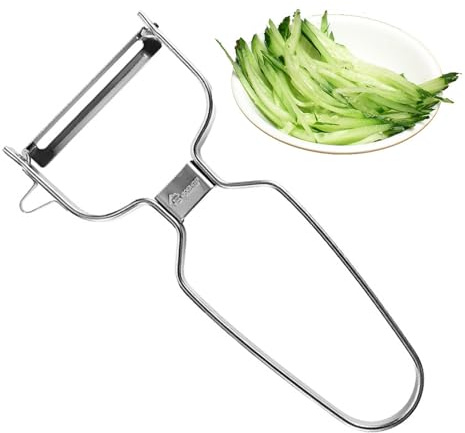 Sbucciatore Per Verdure | Utensile Manuale In Acciaio Inossidabile Per Sbucciare,Sbucciatore Per Alimenti,Per Verdure Cibo Frutta Patate Cetrioli