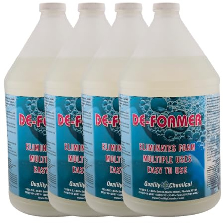 Quality Chemical Defoamer - Instantly removes foam from Hot Tubs or Cleaning Equipment - 128 oz (Pack of 4)