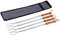 Begatter Grillspieße Lagerfeuer, Marshmallow Spieße Ausziehbar 75cm Lange, Teleskop Barbecue Camping Grillgabel für Würstchen, mit Holzgriffen Inkl. Tasche