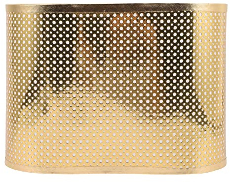 OSALADI Lampenschirm Quadratisch für Tischlampe und Stehlampe Einfache Struktur aus Gewebe Goldfarben Schafft Natürliche Atmosphäre im Arbeitszimmer Zufälliger Stil