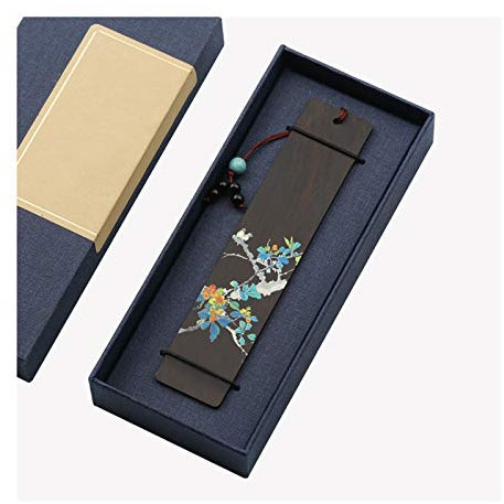 KIZQYN Lesezeichen Handgefertigte Holz-Lesezeichen, klassisch gemalte Lesezeichen Set, ist EIN einzigartiges Geschenk for Lehrer, Studenten, Männer und Frauen Buch Markierungen (Color : B)