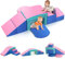 Lischwert Bambini Blocchi di Costruzione in Schiuma 6 Grandi Blocchi di Costruzione in Schiuma Blocchi da Costruzione giganti Set Castello, Multicolore