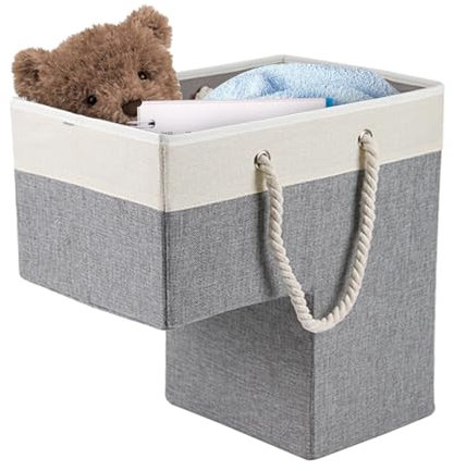 Cestas Plegables Para Escaleras | Cesta Para Escaleras Almacenamiento Plegable En Forma L Para Escalera Con Asas Y Panel De Soporte Para Almacenamiento Diario En Hogar