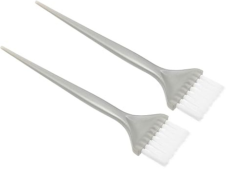 FRCOLOR 2Pcs Hair Dye Applicator Comb with Soft Bristles for Hair Coloring and Tinting Salon and Home Use 8.5 Inch Styling Brush Set