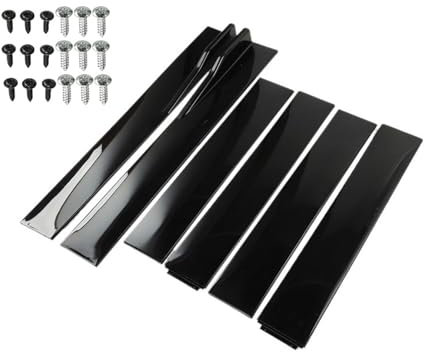 Auto Seitenschweller 2 M/2,2 M Universal Für VW Für Passat Für Jetta Für Polo Für Scirocco Auto Seite Röcke Verlängerung Rocker Panels Lip Stoßstange Auto Seitenschweller Spoiler(2m Bright Black)