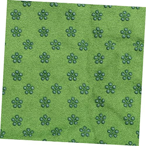 BELLIFFY Pilates Decke und Yogamatte Rutschfest aus Polyester mit Pvc Noppen Superleicht und Plumaförmig für Fitness und Sport Geeignet Grün