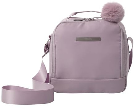 TOTTO - Bolsa Térmica Porta Alimentos 5 L, Modelo Adelaide 2, Bolsa Comida Trabajo con Apertura 180º, Asa de Mano, Conserva Temperatura hasta 5h, Correa Ajustable y Removible, Color Keepsake Lilac