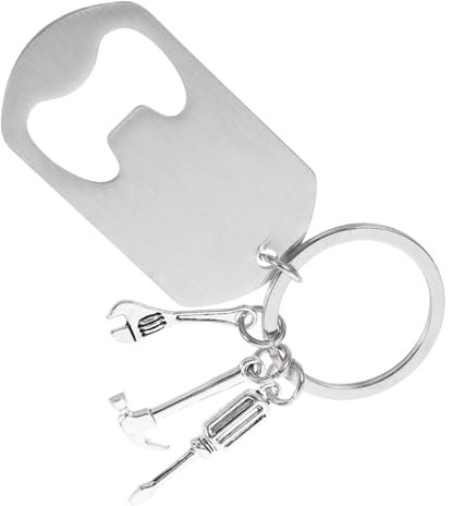 LIFKOME Creative Hammer Screwdriver Wrench Keychain Bottle Opener Decorative for Beer and Soda for Everyday Use